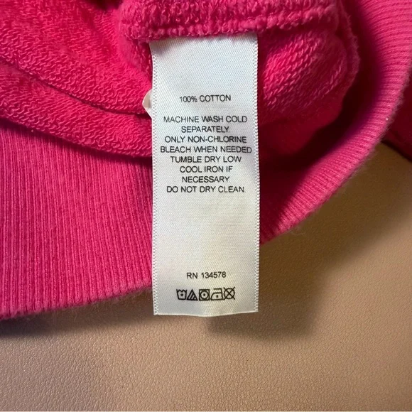 Vineyard Vines Pink Quarter Zip Pullover Women’s Large Blue Whale Logo Preppy - Picture 11 of 11